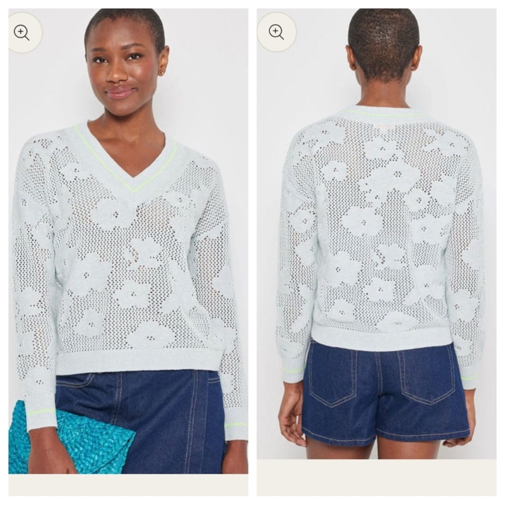 Lisa Todd Poppy Pullover - Iced Blue